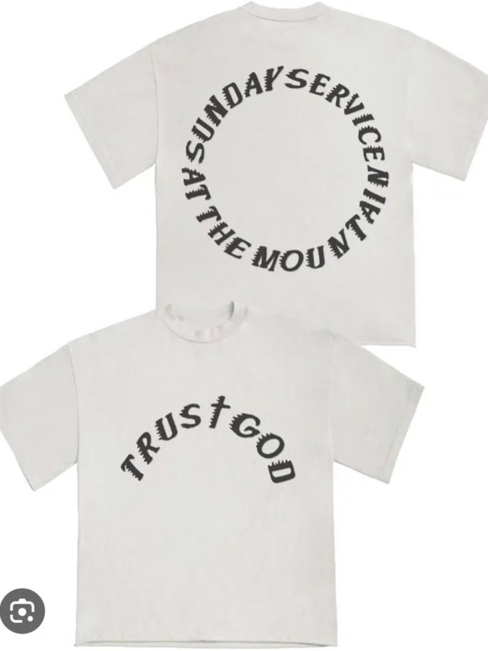 Yeezy Sunday Service Merch Tee from Coachella 2019